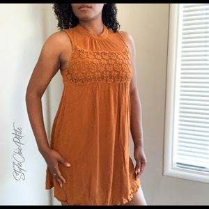 Living Doll Boho Tunic RustSize XS